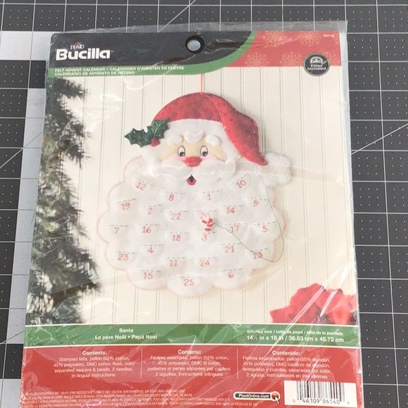 Bucilla | Art | Bucilla Santa Advent Calendar Kit | Poshmark